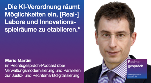 Prof. Dr. Martini im Interview mit RA Cord Brügmann